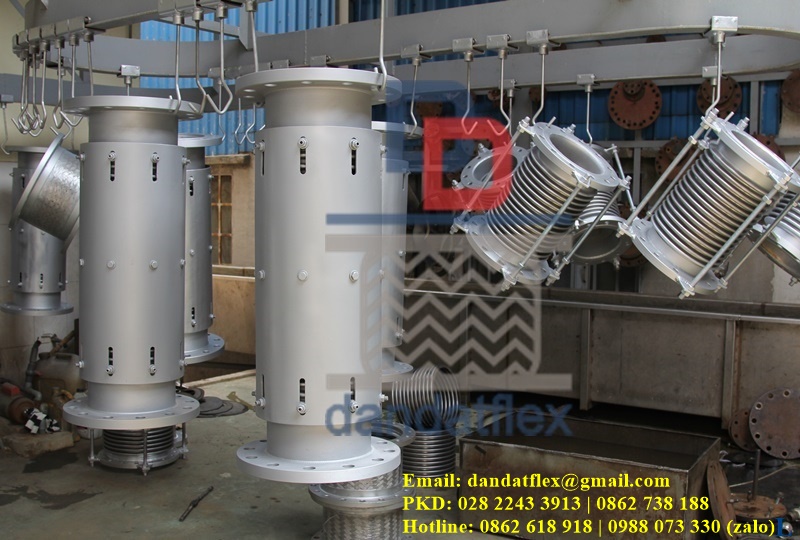 Khớp nối giãn nở, Khớp giãn nở inox, Bù giãn nở nhiệt, Ống giãn nở inox, Khớp co giãn cho nồi hơi công nghiệp giúp bảo vệ hệ thống đường ống