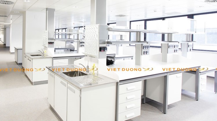 Thiết kế Lắp đặt, Bàn thí nghiệm trung tâm, Central Lab Bench, Central Lab Table, Laboratory Center Table, phòng thí nghiệm, Nhà thầu chuyên nghiệp cho các dự á