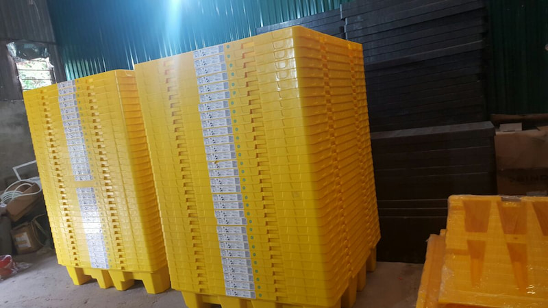 Pallet nhựa kê hàng: Giữ hàng hóa luôn an toàn