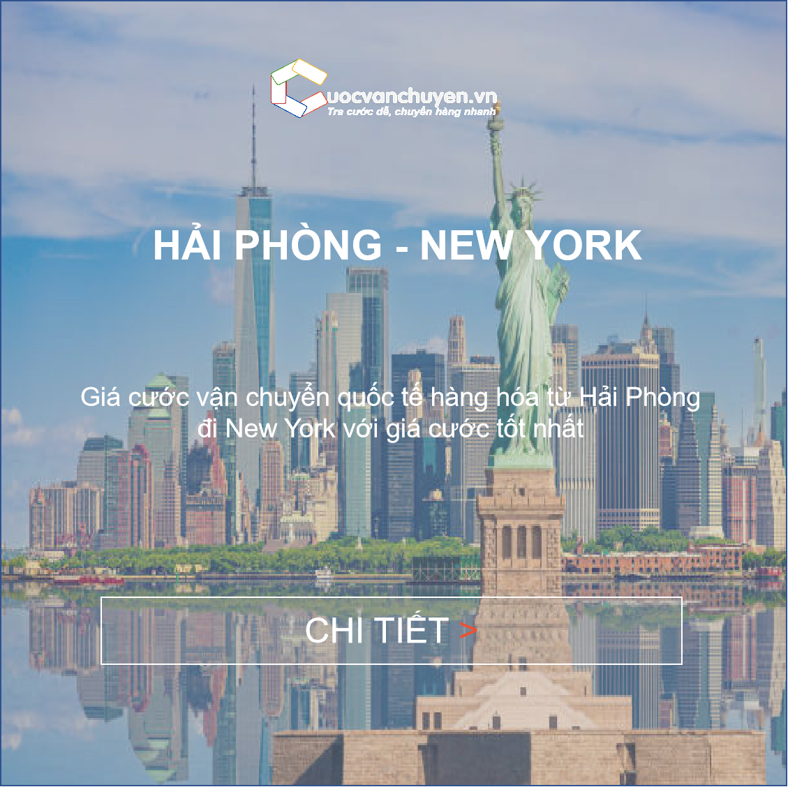 Cước vận chuyển từ Hải Phòng đến New York, Mỹ