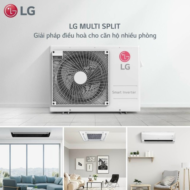 Máy lạnh MULTI thương hiệu LG, tìm hiểu các loại dàn lạnh kết nối với dàn nóng phù hợp