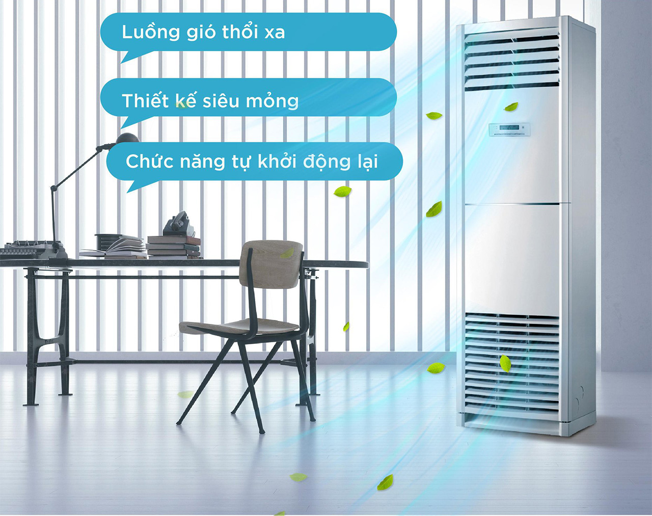 Bán giá rẻ và thi công giá cực ưu đãi cho Máy lạnh tủ đứng MIDEA tại các quận TP.HCM