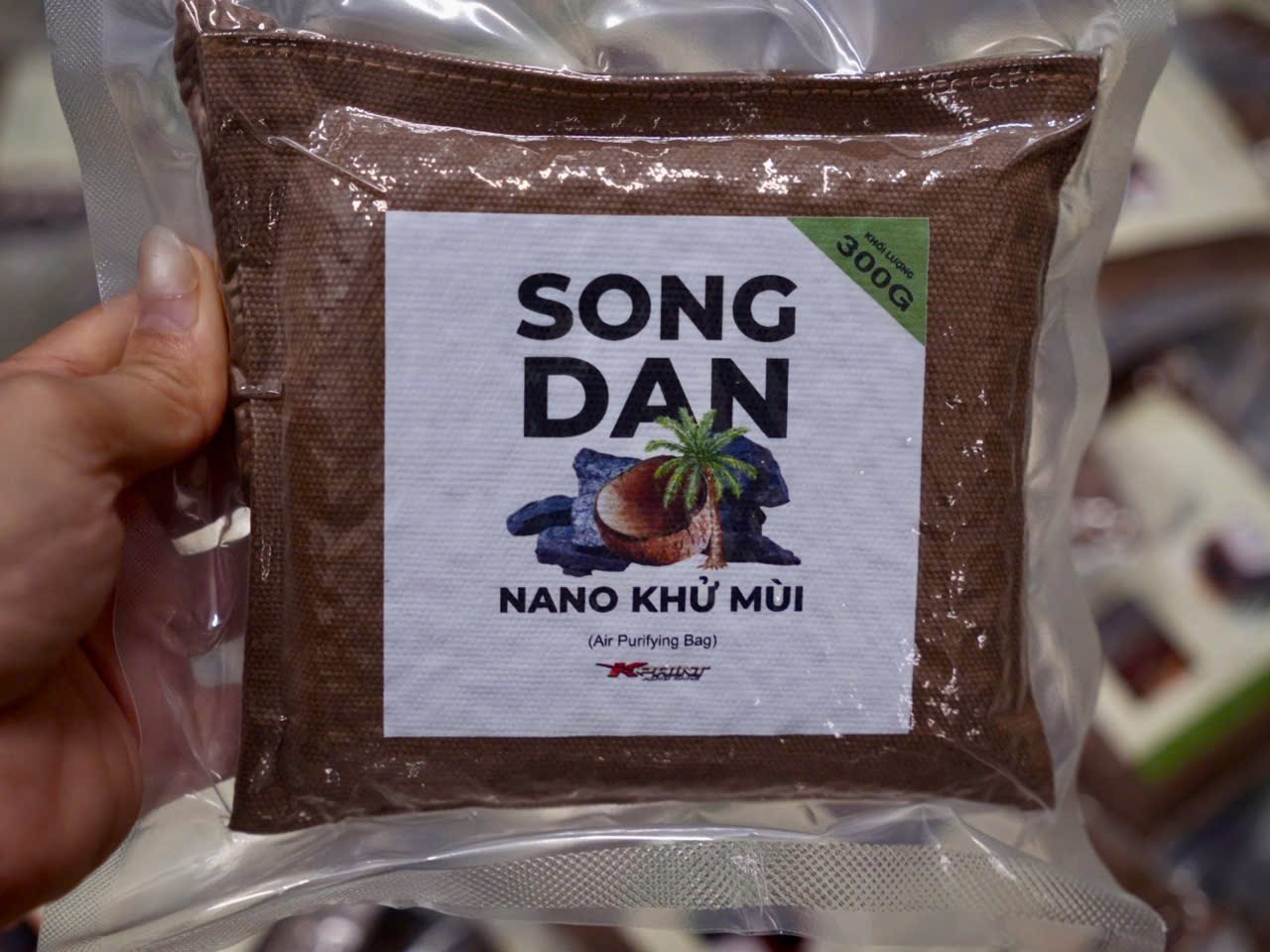 Nano Khử Mùi ô-tô, phòng ngủ, tủ lạnh, giầy - Song Đan