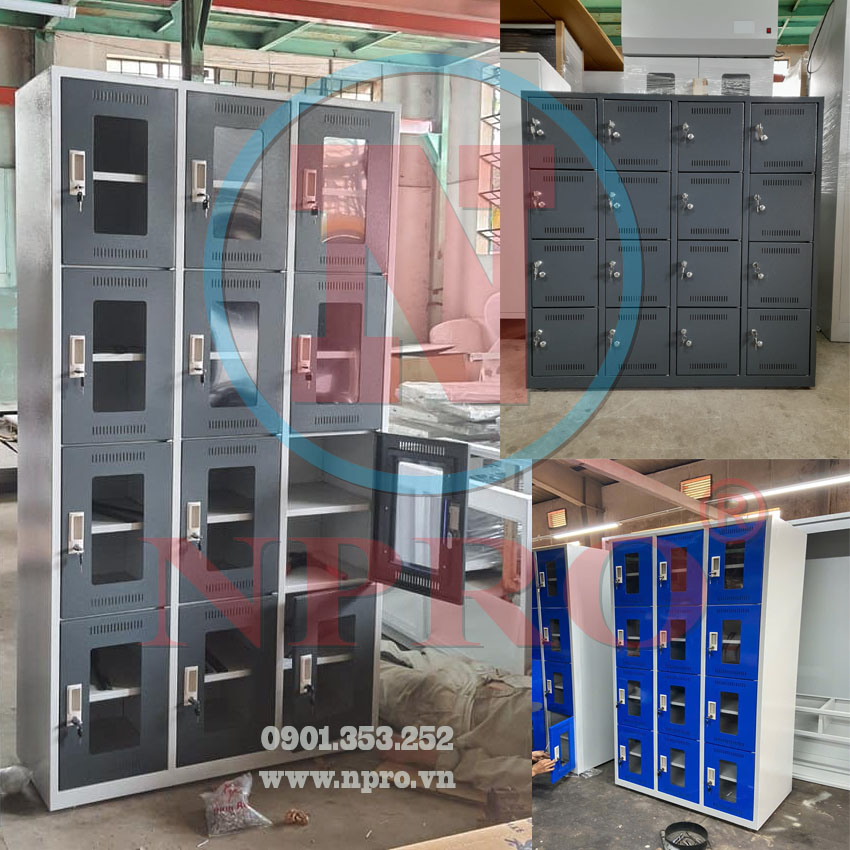 Tủ bảo hộ 12 ngăn KT: W900xD530xH1860mm