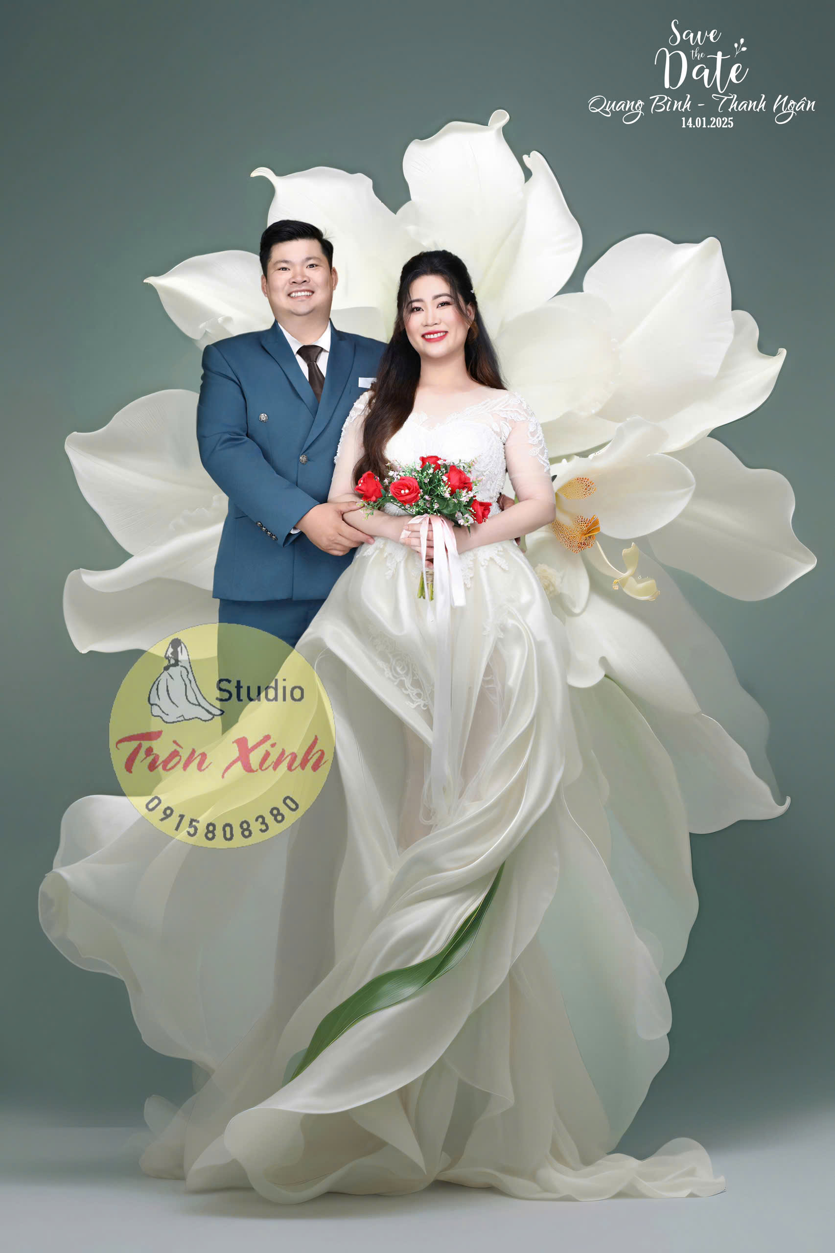 chụp ảnh studio cho dâu rễ ngoại cỡ tại tròn xinh
