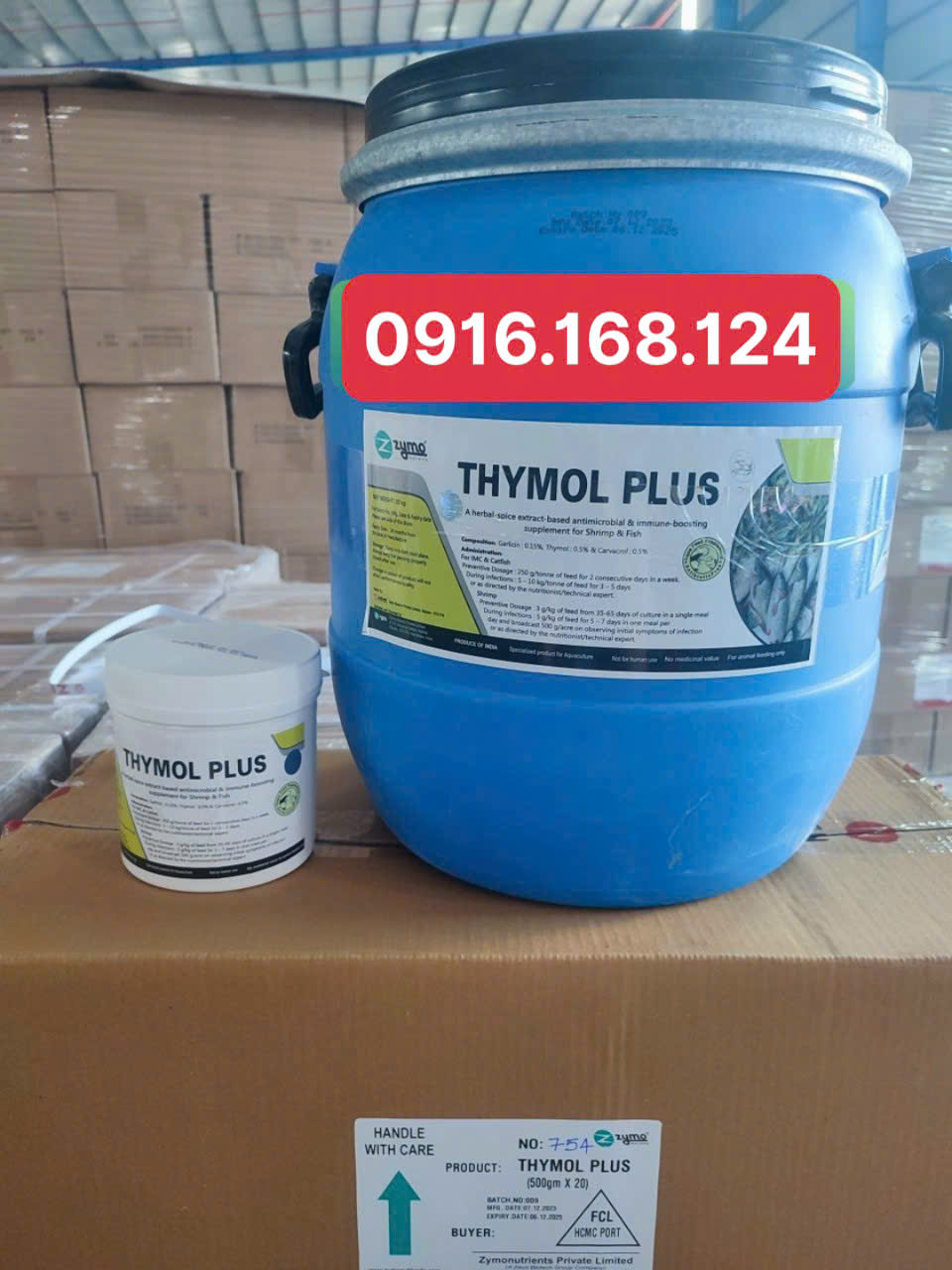 THYMOL PLUS: Kháng sinh từ thảo dược cho tôm, cá