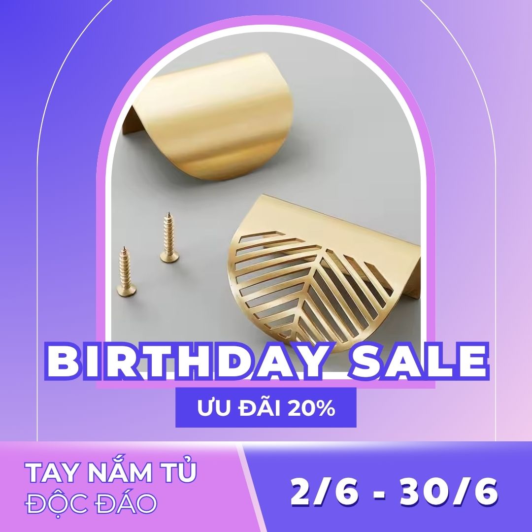 Tay nắm tủ độc đáo NK233 – Ưu đãi 20% tất cả sản phẩm