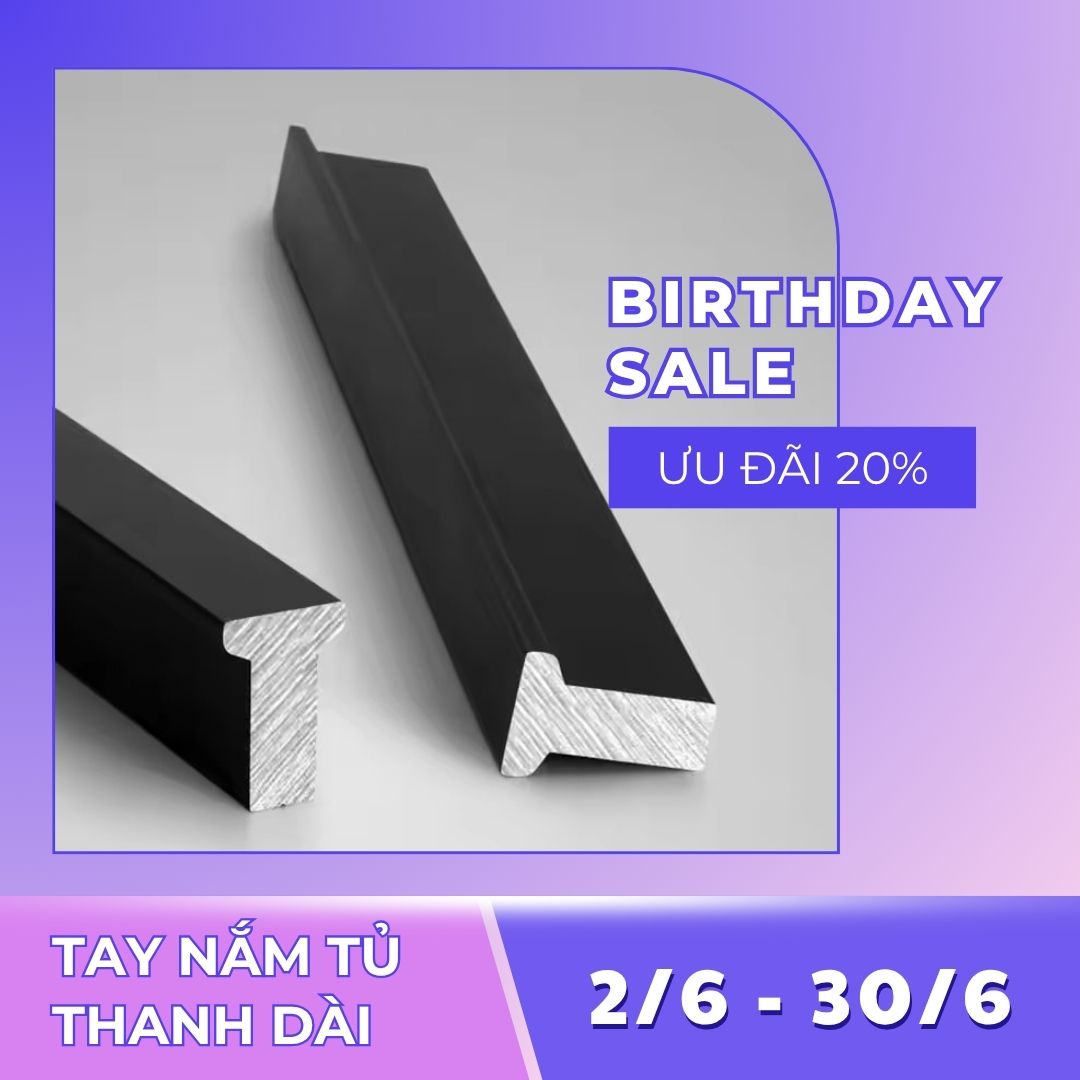 Tay nắm tủ cao cấp NK406 – Ưu đãi 20% tất cả sản phẩm