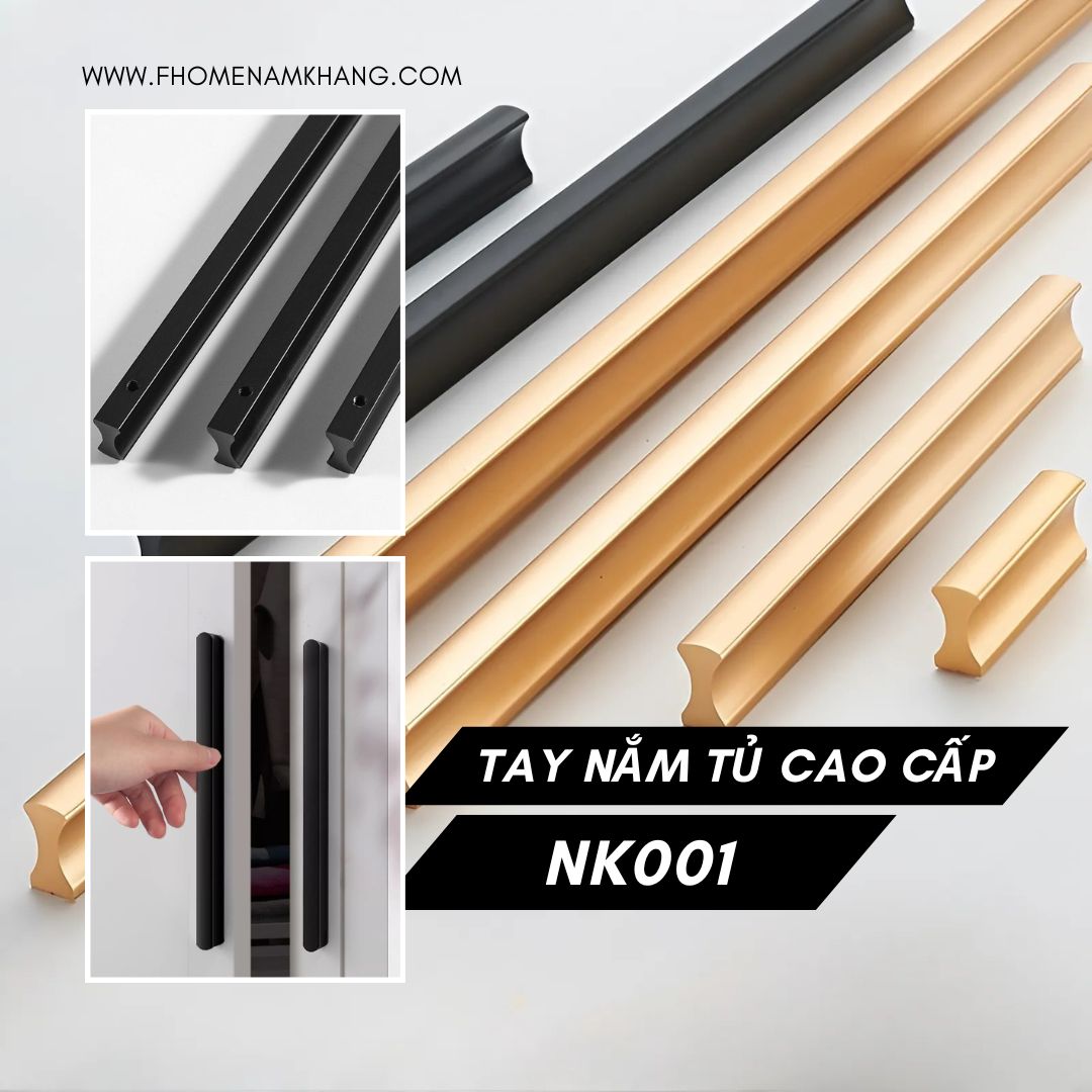 Tay nắm tủ cao cấp NK001 | Zalo 0901 196 224